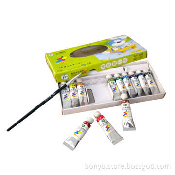 Watercolor, 5ml, Aluminum Tube Packing, Meets USA ASTM D-4236 and EU EN71-3 Standards